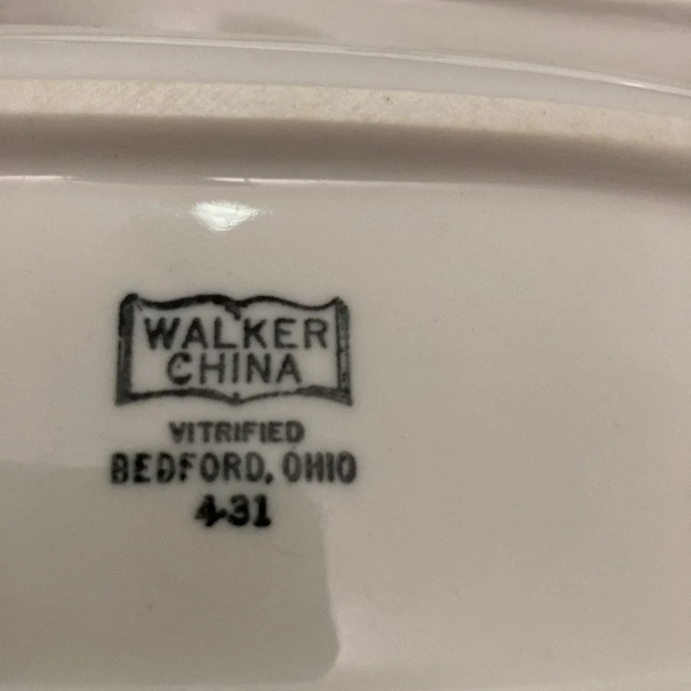 Walker China Pink Dogwood Vitrified 7